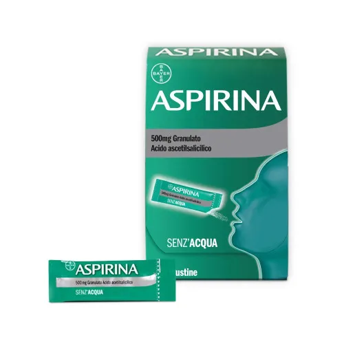 Aspirina 500 mg Acido Acetilsalicilico-10 bustine