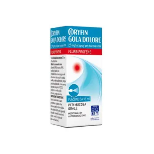 CORYFIN GOLA DOLORE*spray mucosa orale 15 ml 0,25%
