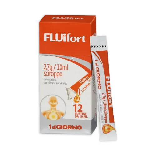 Fluifort 12 bustine 2,7 g/10 ml