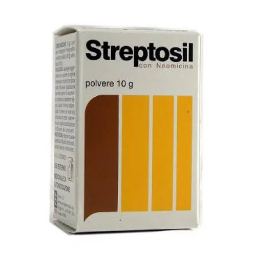 Streptosil Neomicina Polvere Cutanea-10 g