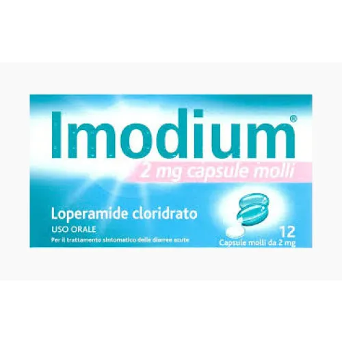 Imodium 2 mg.12 capsule molli