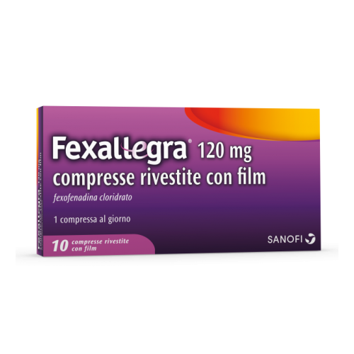 Fexallegra 120 mg Fexofenadina Antistaminico-10 compresse