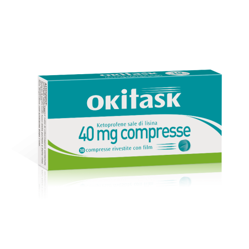 Okitask 40 mg Ketoprofene-10 compresse