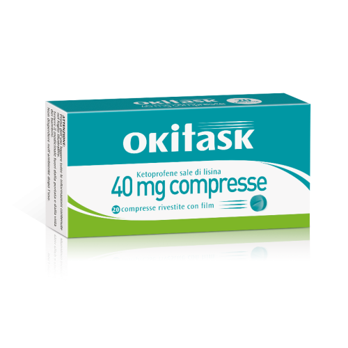 Okitask 40 mg Ketoprofene-20 compresse