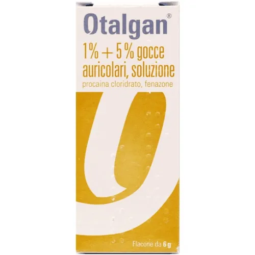 Otalgan - 1% + 5% Gocce Auricolari, Soluzione Flacone Da 6g