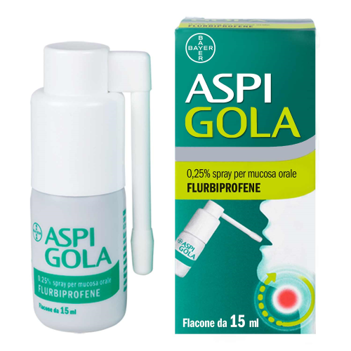Aspi Gola Spray Mucosa Orale 0,25%-15 ml
