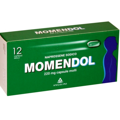 Momendol 220 mg-12 capsule molli
