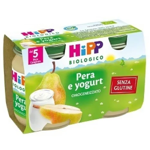 Hipp Bio Omogeneizzato pera e yogurt-2x125 g