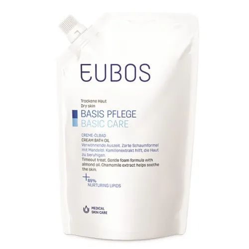 Eubos olio bagno ricarica-400 ml