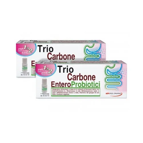 Trio carbone Enteroprobiotici- 7 flaconi