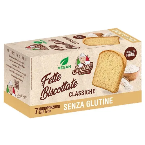 Inglese Senza Glutine Fette Biscottate Classiche-200 g