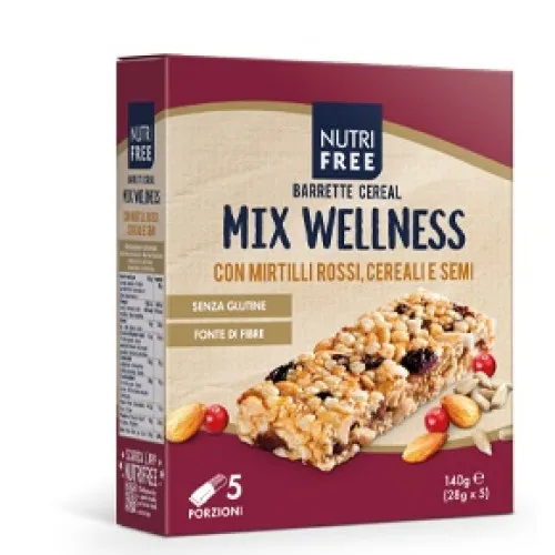 Nutrifree Barrette Cereal mix wellness-5x28 g