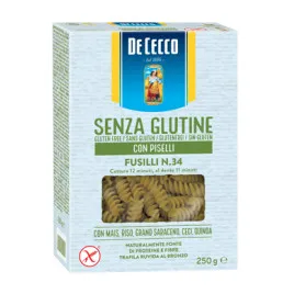 De Cecco Fusilli Senza Glutine Con Piselli-250 g