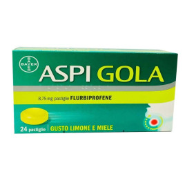 Aspi Gola 8,75 mg Flurbiprofene Gusto Miele e limone-24 pastiglie