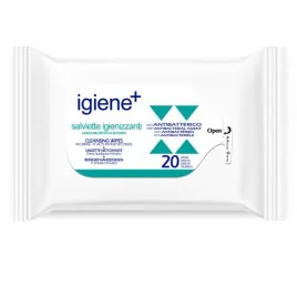 Igiene+ Salviette Detergenti con Antibatterico-20 pezzi