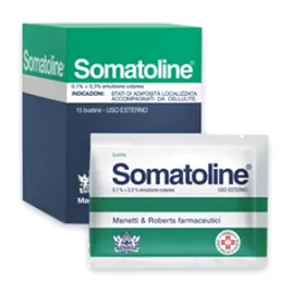 Somatoline Emulsione 0,1%+0,3%-15 bustine monodose