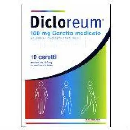 Dicloreum Antinfiammatorio Locale 180 mg Diclofenac-10 cerotti