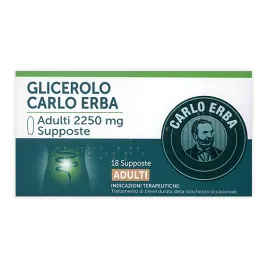 Carlo Erba Glicerolo 2.250 mg-18 supposte