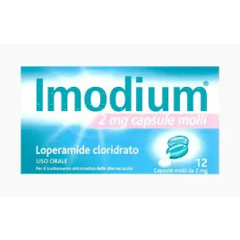 Imodium 2 mg.12 capsule molli