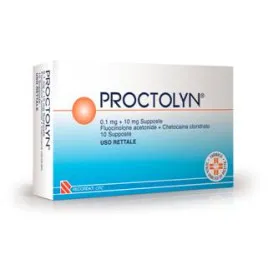 Proctolyn 0,1 mg+10 mg-10 supposte