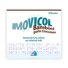 Movicol Bambini 20 Bustine 6,9 gr Cioccolato per Stitichezza