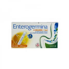 Enterogermina Sospensione Orale 4 miliardi di fermenti/5ml-20 flaconcini 