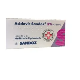 Sandoz Aciclovir Crema Dermatologica 5%-3 g