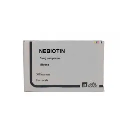 NEBIOTIN 30CPR 5MG
