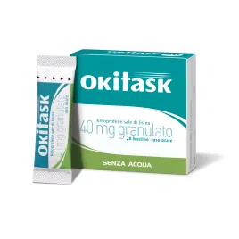 Okitask 40 mg Ketoprofene Granulato Orale-20 bustine