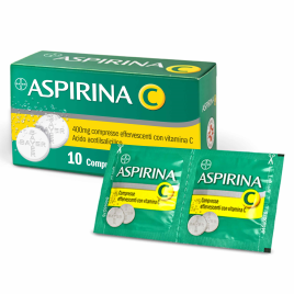 Aspirina C 400 mg+240 mg-10 compresse effervescenti