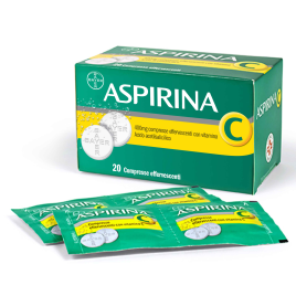 Aspirina C 400 mg+240 mg-20 compresse effervescenti