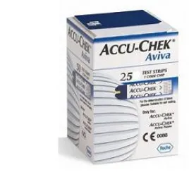 Accu Chek Aviva Strisce Per La Misurazione Della Glicemia-25 strisce