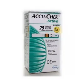 Accu Chek Active Strisce Per La Misurazione Della Glicemia-25 strisce