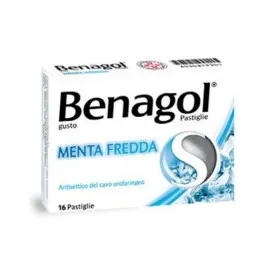 BENAGOL Menta Fredda Antisettico del cavo orale-16 pastiglie