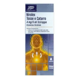 NIROLEX TOSSE E CATARRO*scir 250 ml 4 mg/5 ml
