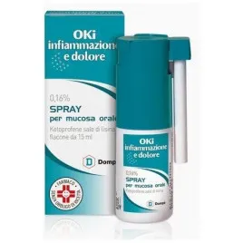 Oki Infiammazione e Dolore Spray Mucosa Orale 0,16%-15 ml