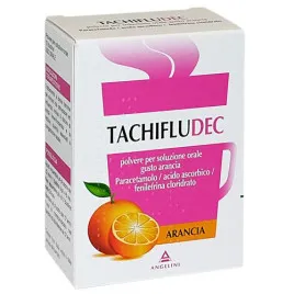 Tachifludec Polvere orale Gusto Arancia-10 bustine