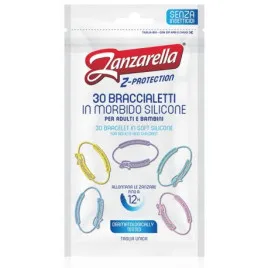 Zanzarella Braccialetti Antizanzare-30 braccialetti