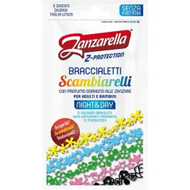Zanzarella Z-Protection Scambiarelli-5 bracciali