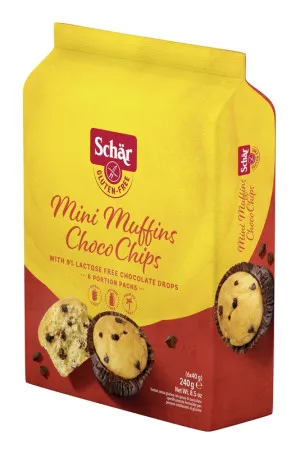 Schar Mini Muffin Choco Chips-240 g