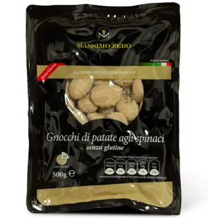 Massimo Zero Gnocchi di patate agli spinaci-500 g